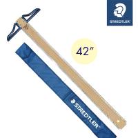 STAEDTLER T Square Detachable Head Wooden Ruler with Black Plastic Head for Drafting and Drawing