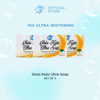 [Bundle] SCT Gluta Kojic Ultra SOAP Plant-based Lightening SOAP 3-Piece x 135 grams With Tea Tree Oil Plant-based Lightening SOAP Effective Whitening SOAP SCT SOAP Gluta Kojic Ultra