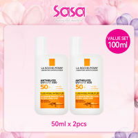 LA ROCHE‑POSAY Anthelios Uvmune 400 Invisible Fluid SPF50+ PA++++ Sunscreen Non‑Perfumed Water Sweat Resistant (50ml / 50ml x2)