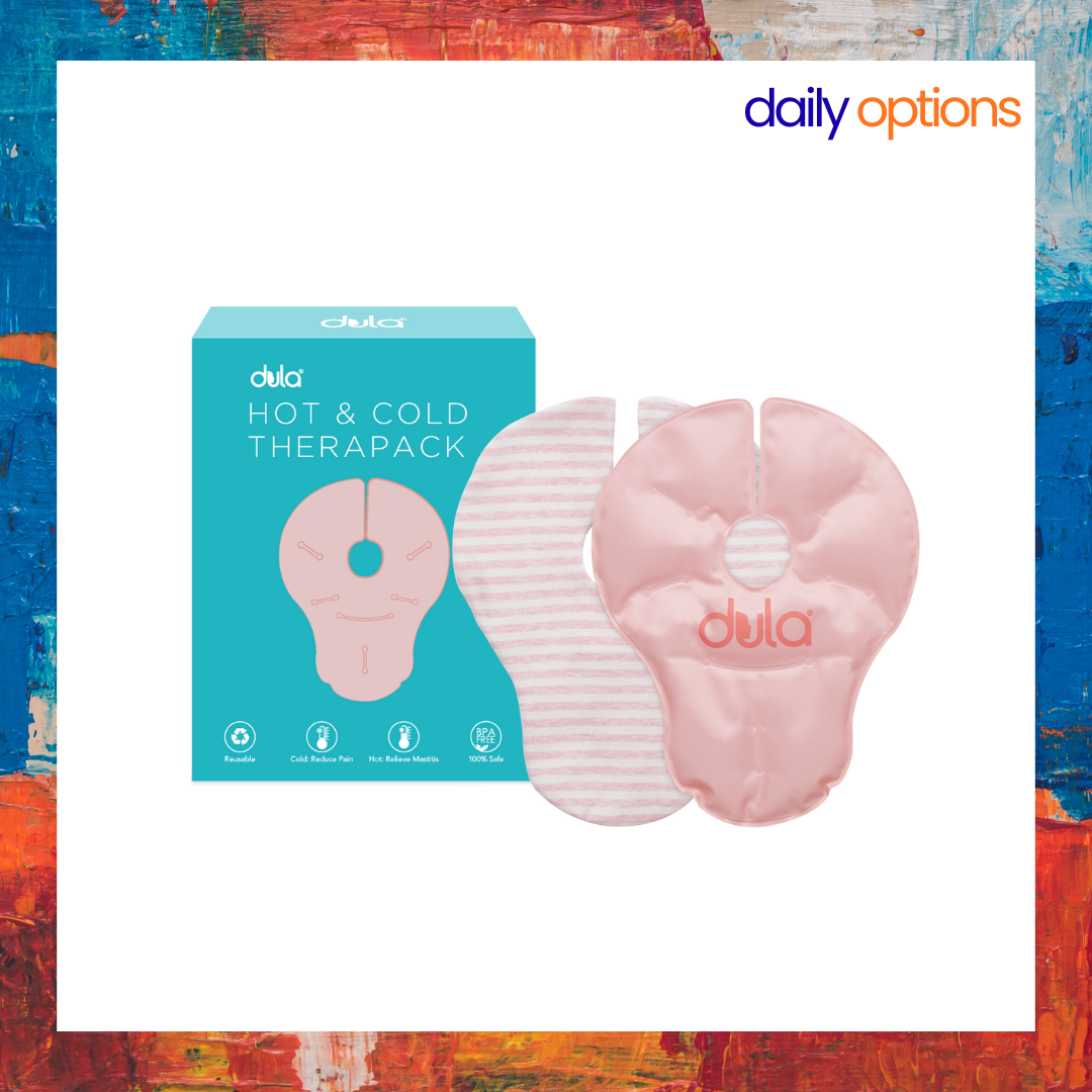 Dula Hot or Cold Reusable Therapack Gel for Clogged Ducts Mastitis Breastfeeding Extra Large Full Coverage