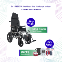 iCare E510-Power New Model Heavy Duty  Reclinable Electric Wheelchair