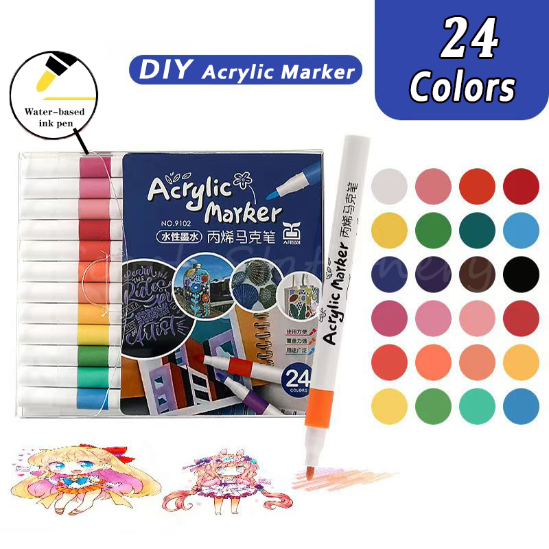 Painting Markers Manga Sketching Markers Art School Supplies Permanent Marker 12/30/80/168/204 Colors