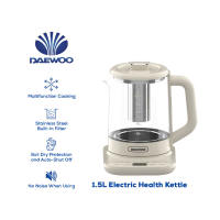 Daewoo Electronic Appliances 1.5LElectric Health Kettle DEHK-01CRM