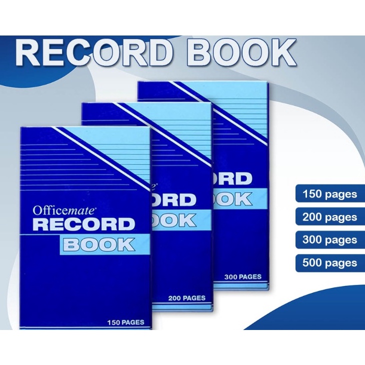 Hard Bound Record Book Big Sizes 150 200 300 500 pages