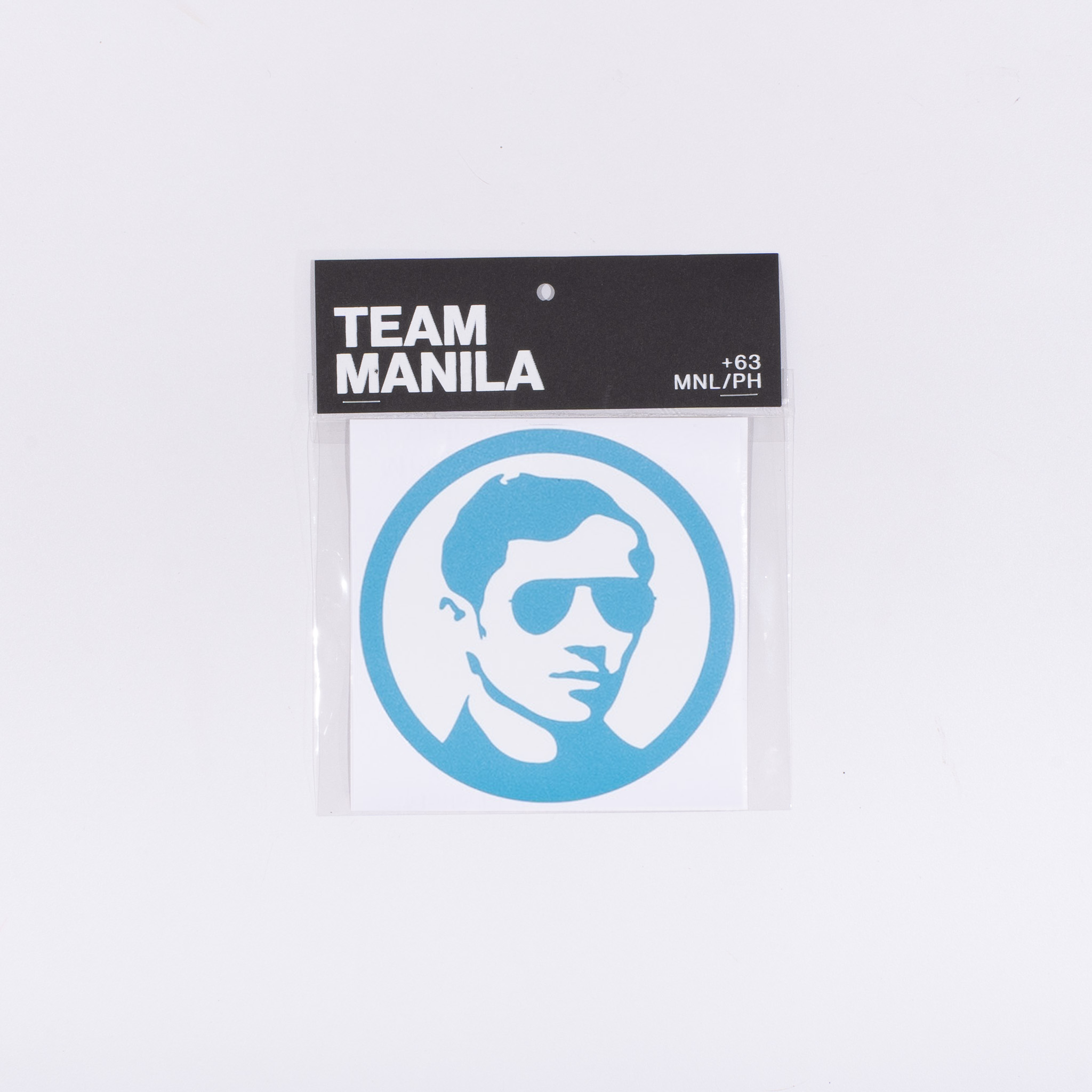 TEAM MANILA LOGO STICKER BLUE