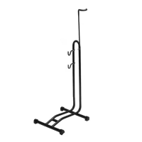 TOSEEK Bicycle Parking Stand Premium Quality Vertical & Horizontal Adjustable Bicycle Floor Parking Rack Fat Bike Stand Multi-use Parking Stand for Indoor Outdoor Garage Storage