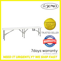 SUMO FBB-7210 6 Ft. Rectangular Folding Steel Bench (White) Restobar Furniture Restobar Bench Restobar Chair Outdoor Chair Outdoor Bench Pantry Bench Pantry Chair Canteen Chair Canteen Bench Foldable Bench Foldable Chair Folding Chair