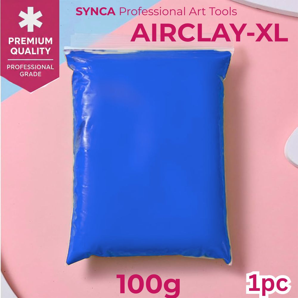 Airclay12 Ultralight Air Dry Clay Set of 12pcs with free tools Art School Project Creative craft quick drying clay