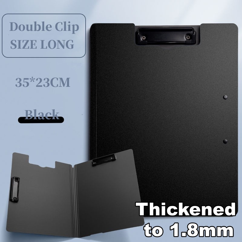 Clipboard With Cover Long Size File Folder Organizers Document Storage Clip board School Office Supplies