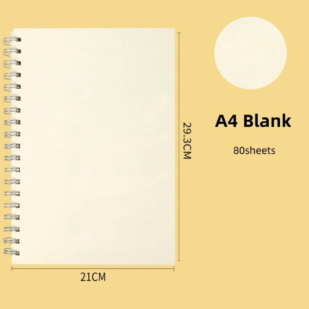 A6/A5/B5/A4 Thickened student notebook High Quality Spring Notebook notepad line/grid