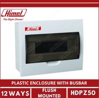 Plastic Enclosure 12 Ways Flush-mounted with Comb Busbar 100% ORIGINAL AUTHENTIC - Distribution box 12ways flush mounted  integrated -lazzmall