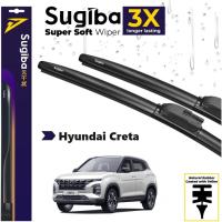 Hyundai Creta 2023-2024 Sugiba Super Soft Wiper Beam Blade Banana High Quality Natural Rubber Coated with Teflon 24/18