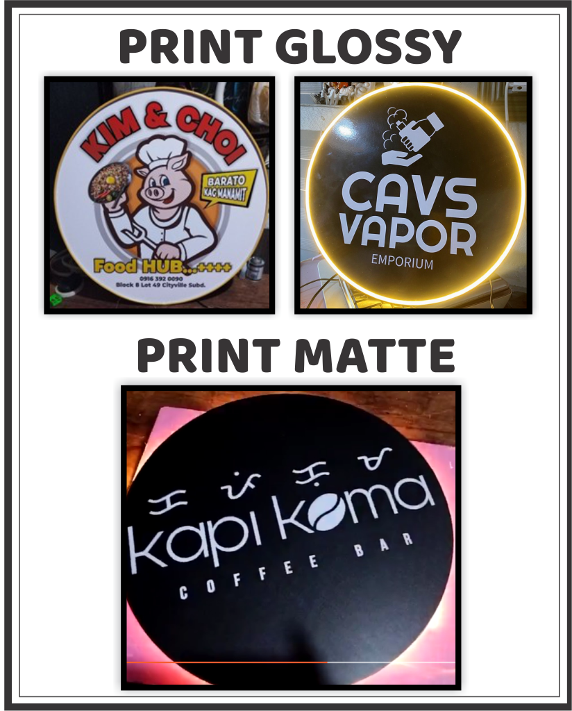 SINTRA BOARD SIGNAGE / LOGO with neon led light