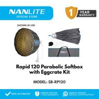 NANLITE PARABOLIC SOFTBOX W/ EGGCRATE KIT FOR RAPID 60 RAPID 90 & RAPID 120 | LIGHTING MODIFIER ACCESSORIES