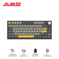 Ajazz AK820 Pro Tri mode 75% Wireless Wired Bluetooth RGB Hot-Swappable Mechanical Gaming Keyboard