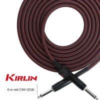 KIRLIN CIW-201B 1/4-Inch Straight Entry Series Instrument Guitar Cable