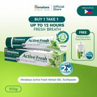BUY 1 TAKE 1 - Himalaya Active Fresh Herbal Toothpaste 100g| Oral Care for Fresh Breath Clean Mouth