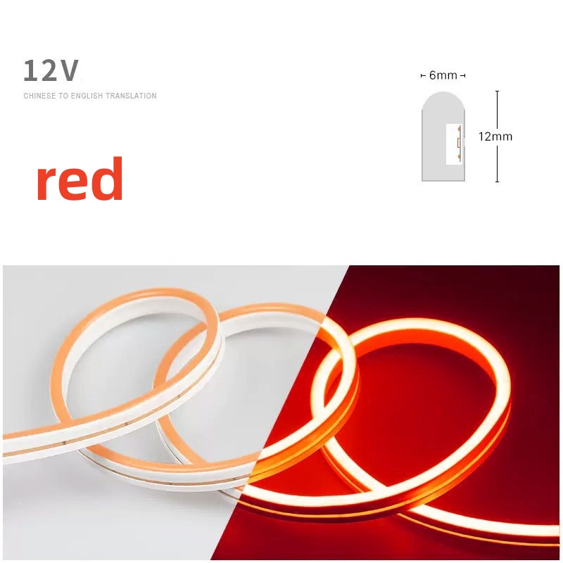 Neon flexible strip Light 12v for signage IP65 Waterproof Light Stright