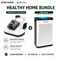 ONE HOME Air Purifier UV Sterilization HEPA Filter PM2.5 Removal Powerful Home Air Cleaner for Bedroom Living Room Pet Care Odor Elimination Dust Smoke Bacteria and Allergen Purifying Appliance