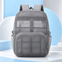 ( Elite ) Unisex Summer Beach Backpack / Men Bag / Backpack for men for women / Elite Bag backpacks / bag for school for boy / bag for school girls / mesh backpack for school for travel / mesh bag / unisex backpack / transparent bag / - bac mesh