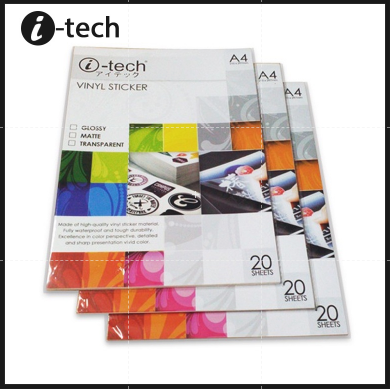 Waterproof Printable-Non Printable iTech Vinyl Sticker A4 20 Sheets I-tech Brand