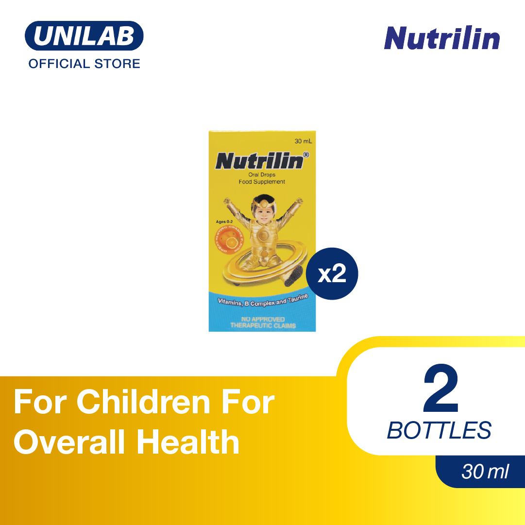 Nutrilin Drops 30mL Multivitamin For Children For Overall Health - Set of 2
