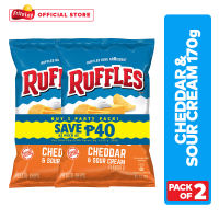 Ruffles Cheddar & Sour Cream Potato Chips 170g (Buy 2 Save PHP 40)