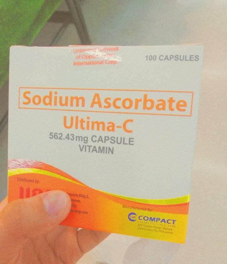 ULTIMA C Sodium Ascorbate 30 capsules PAMPATABA MAGANDA SA NAG