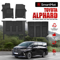 SmartMat Dual Layer Car Mat 3 rows van for Toyota ALPHARD 40 Hybrid/LEXUS LM 350H 2025 up to latest