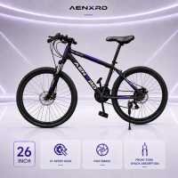 Mountain Bike 24/26 Inch Variable Speed Shock Absorbing Aluminum Alloy Frame Universal for Adults & Kids Men Women