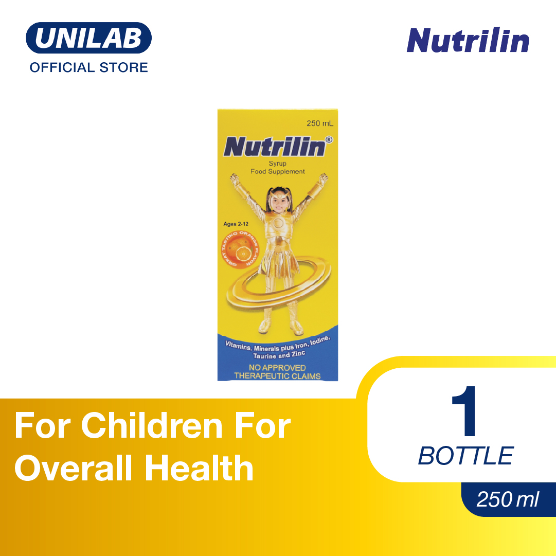 Nutrilin Syrup 250mL Multivitamin For Children For Overall Health