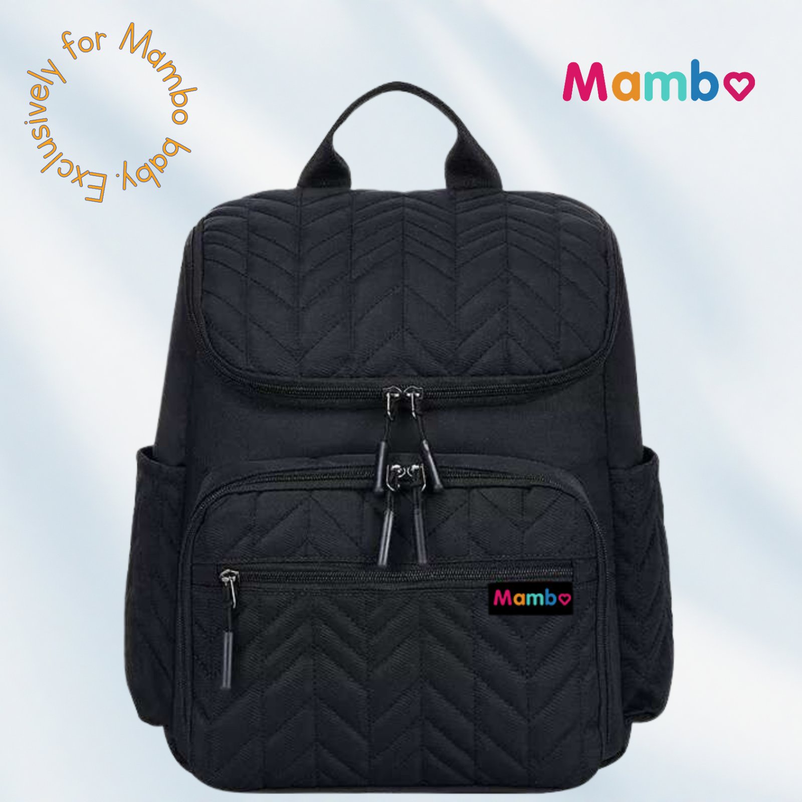 Mambo Baby Diaper Bag Maternity Bag Baby Organizer Bag Lightweight Multifunctional Large Capacity