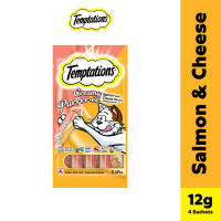 TEMPTATIONS Creamy Purrrr-ée Treats for Cats in Salmon and Cheese Flavor 48g