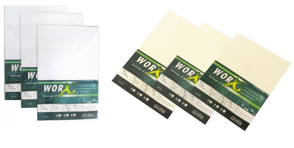 Specialty Paper Worx Certificate Paper 90gsm / specialty board 200gsm White Pale cream Short A4 Long 10 sheets / pack