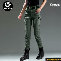TECTOP Womens Tactical Cargo Pants Unisex Outdoor Military Combat Waterproof Pant Wear-Resistant Hiking Trousers