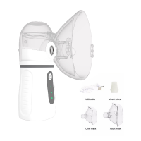 MELEDE Rechargeable Portable Nebulizer Machine Handheld Inhaler Atomizer For Asthma Kids Adult
