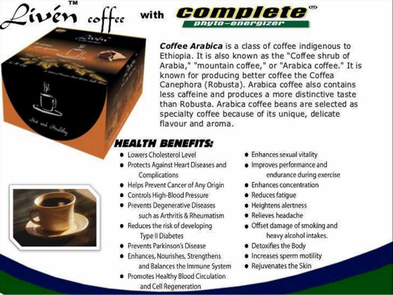 Aim Global LIVEN Alkaline Coffee Original 5 Sachets review and price