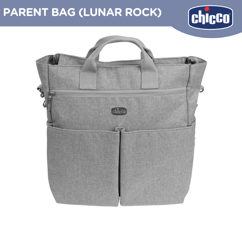 Chicco Parent Bag (Lunar Rock) - Diaper Bag with Changing Mat