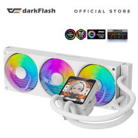 darkFlash Wave DV360S MAX ARGB All-In-One 3.95″ Inches IPS Display Screen 360MM Liquid CPU Cooler