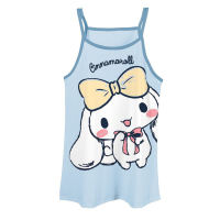BabyZoom Sanrio Kuromi Kids Girl Casual Dresses Melody Cinnamoroll Baby Girl Spaghetti Dress Sleepwear Kid Girl Outfit Cute Style Spaghetti Strap Children Dress Casual Summer Christmas Everyday OOTD 1-5y Cod Free Shipping