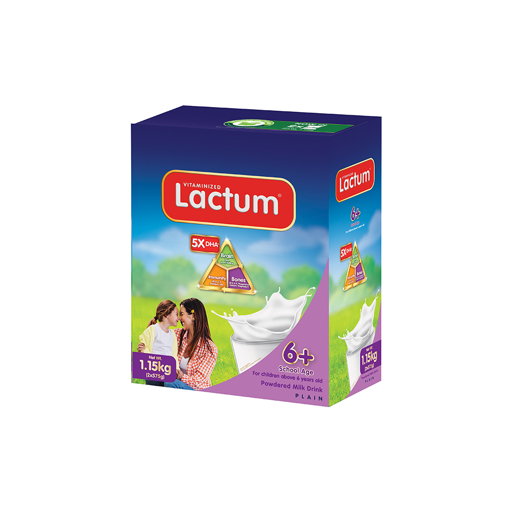 Lactum 6+ Plain 1.15kg Powdered Milk Drink for Children 6 Years Old and Above
