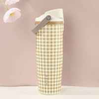[WITH HANDLE] HILEE Free Sip Sway Insulated Tumbler with Straw Owala FreeSip Sway