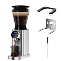 BioloMix Automatic Burr Mill Electric Coffee Grinder for Espresso American Coffee Pour Over Visual Bean Storage with 30 Gears