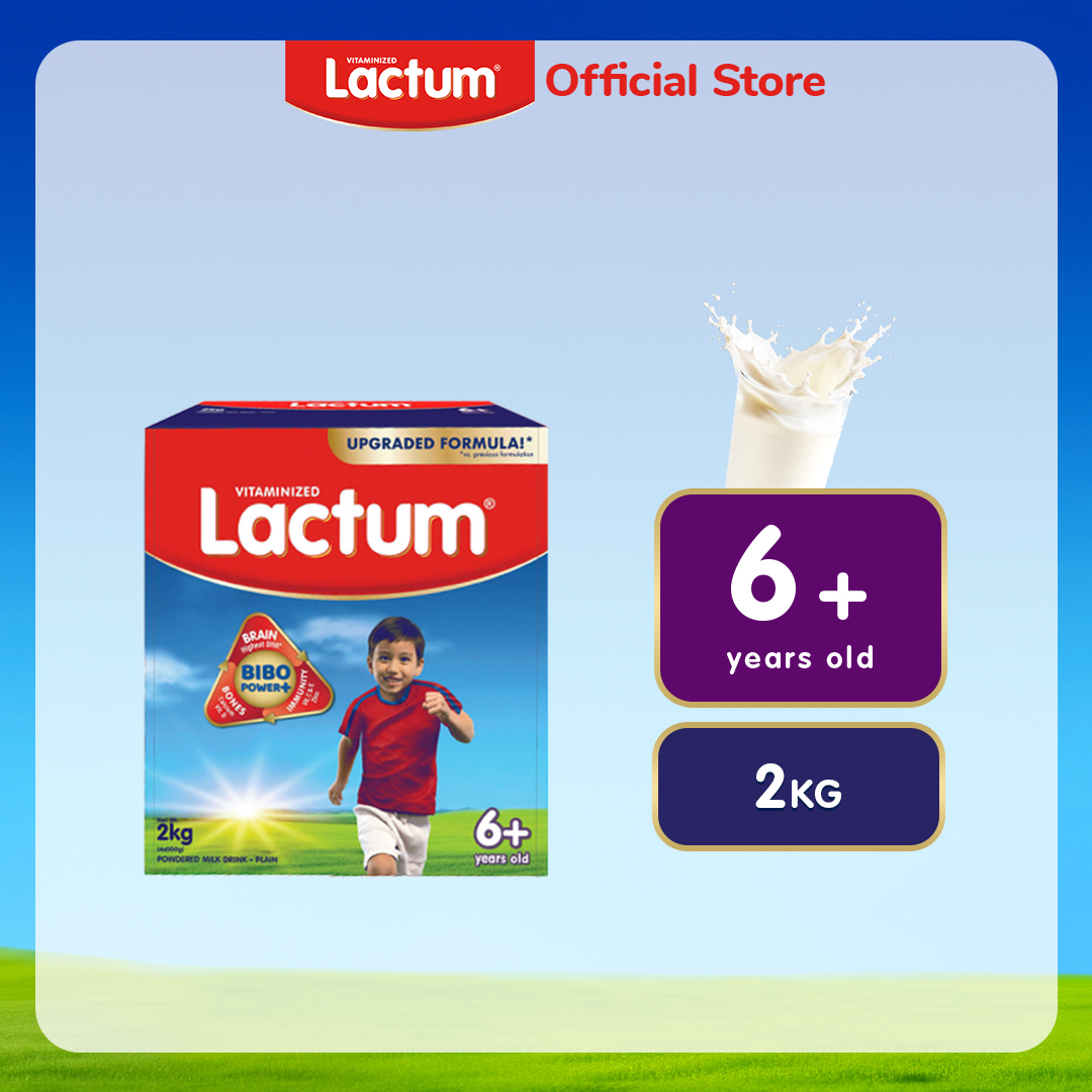 Lactum 6+ Plain Powdered Milk Drink for Children / Kids 6 Years Old and Above