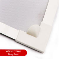 【With Lock】Magnetic Washable Invisible Window Screen Net for Mosquito Mesh DIY Screening With Frame Cuttable