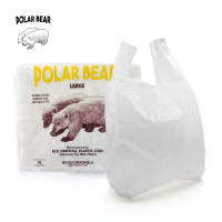 Plastic Sando Bag - Pack of 50 White and Transparent All Size available Polar Bear