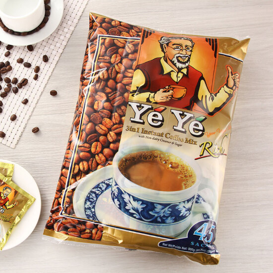 Mrs. Owl Coffee Ye Ye / YEYE 3 in 1 Instant Coffee Mix Rich 45 x 20g