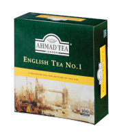 AHMAD TEA ENGLISH TEA#1 BT TAGGED 100 teabags