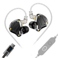 KZ ZS10 PRO 2 in-ear headphones Metal Cover Gaming headset microphone HIFI heavy bass noise cancelling earphones