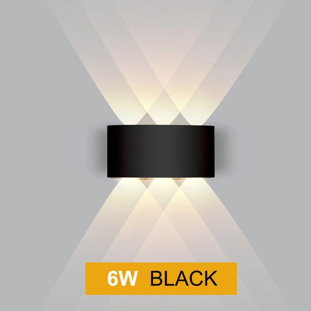 Modern LED Wall Lamp Cube Wall Sconce Lamp Waterproof IP65 Interior Wall Light 110V 220V For Bathroom Outdoor Lighting 2-10W